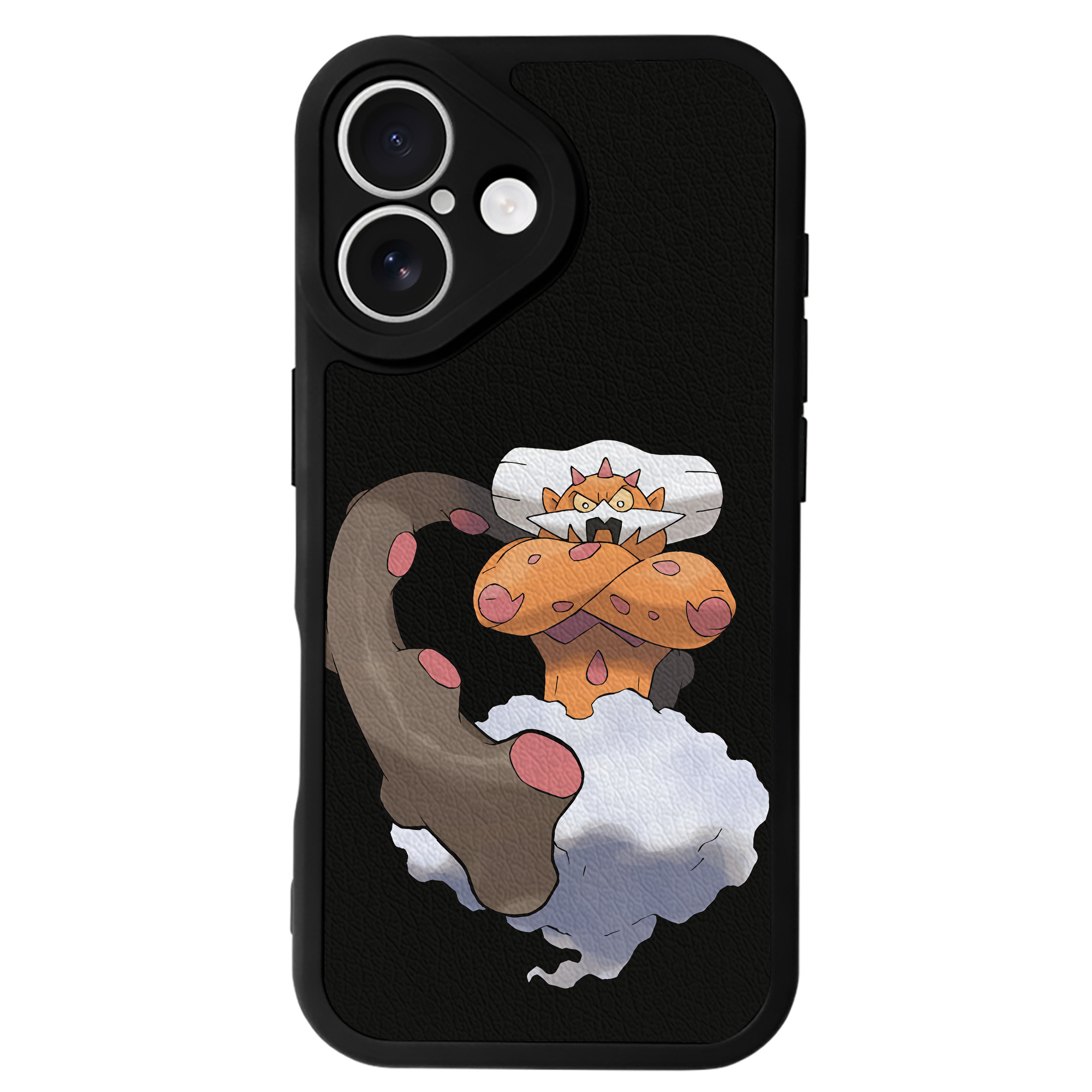 （画像用） ポケットモンスター Pokémon 【iPhone 16シリーズ対応】シリコンスマホケース（レザー調） 材質：シリコン